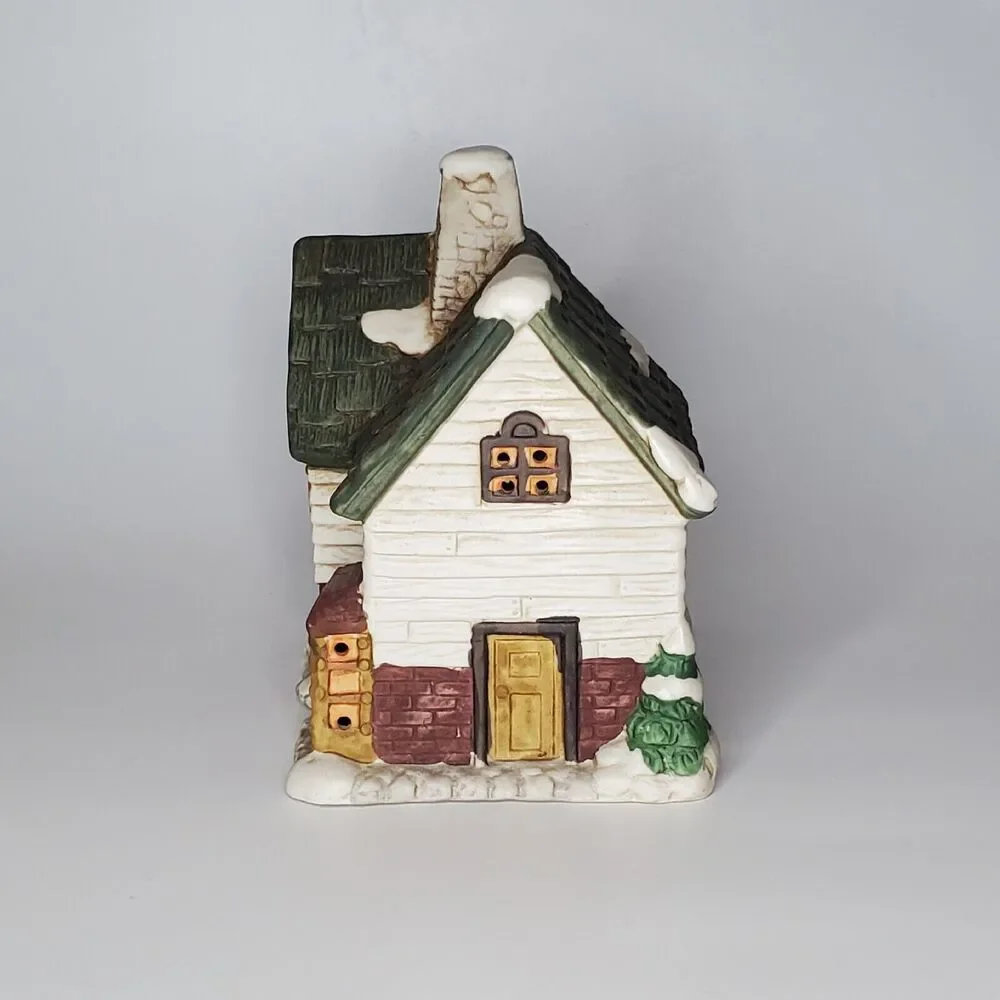 Brinns 1990 Dickens Village Marley & Scrooge Lighted Porcelain House Christmas - Picture 3 of 8